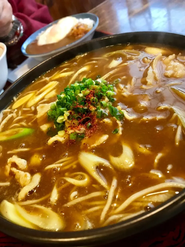 Snapdishの料理写真:✨がっつりカレー南蛮そば✨|中さんさん