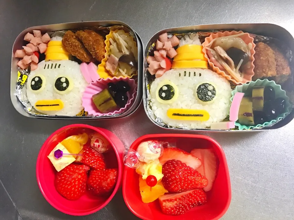 Snapdishの料理写真:ガラピコ Eテレ キャラ弁|びいさん