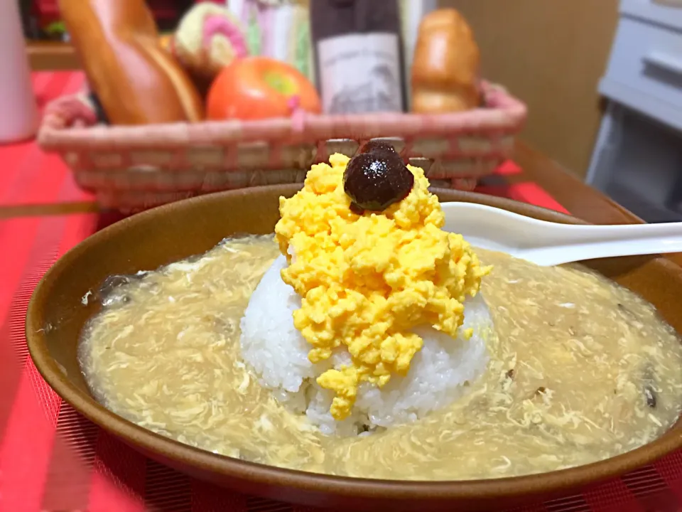 ふわふわ玉子のせフカヒレ中華丼🍲|マニラ男さん