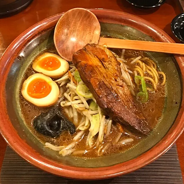 Snapdishの料理写真:北海道味噌ラーメン。|あゆみんさん