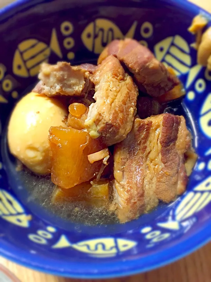 圧力鍋で
トロトロ染み染み
豚の角煮✨😋
煮卵も作って
ウマ〜💕でした😊|くらゆうさん