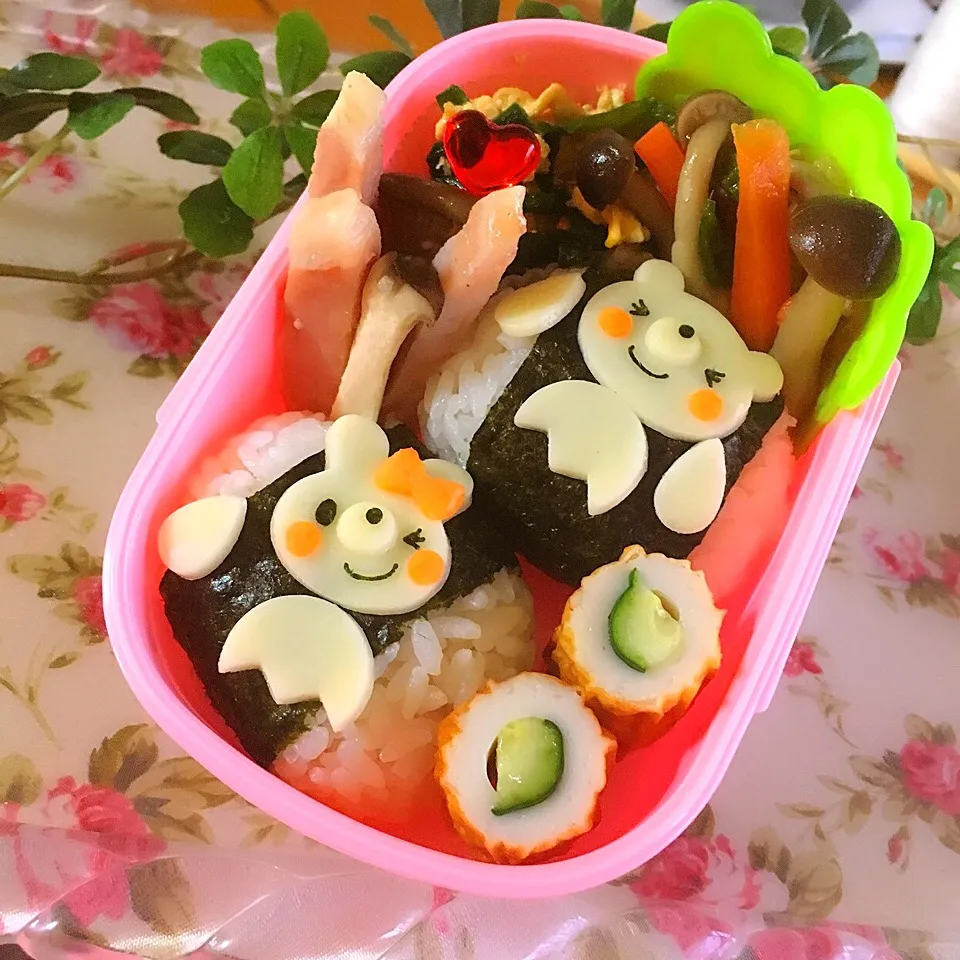 Snapdishの料理写真:てるてるぼうずのお弁当♡|あーみ♡さん