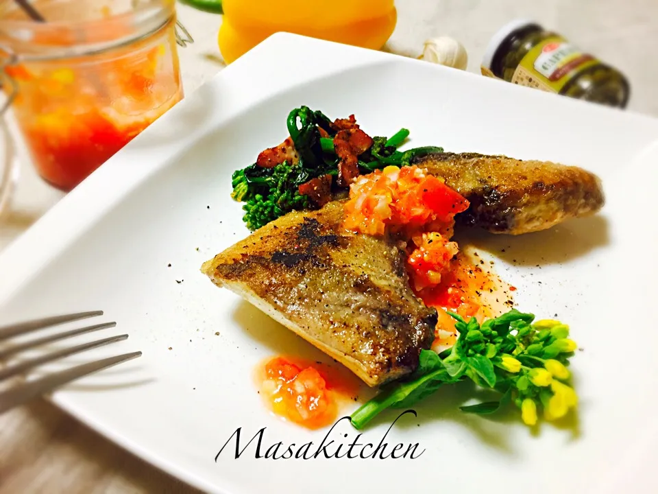 meunière de Spanish mackerel|Masakiさん