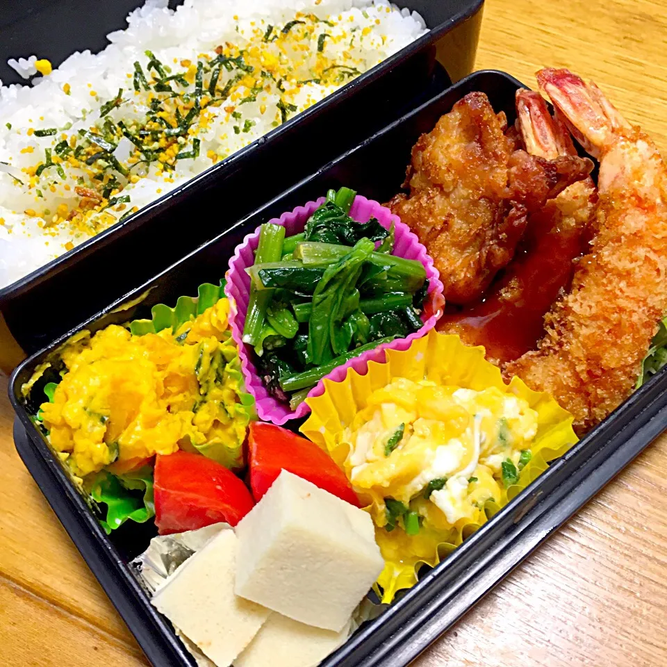 今日のお弁当🍱2017.3.15
パパ弁💕
#お弁当|mayuさん