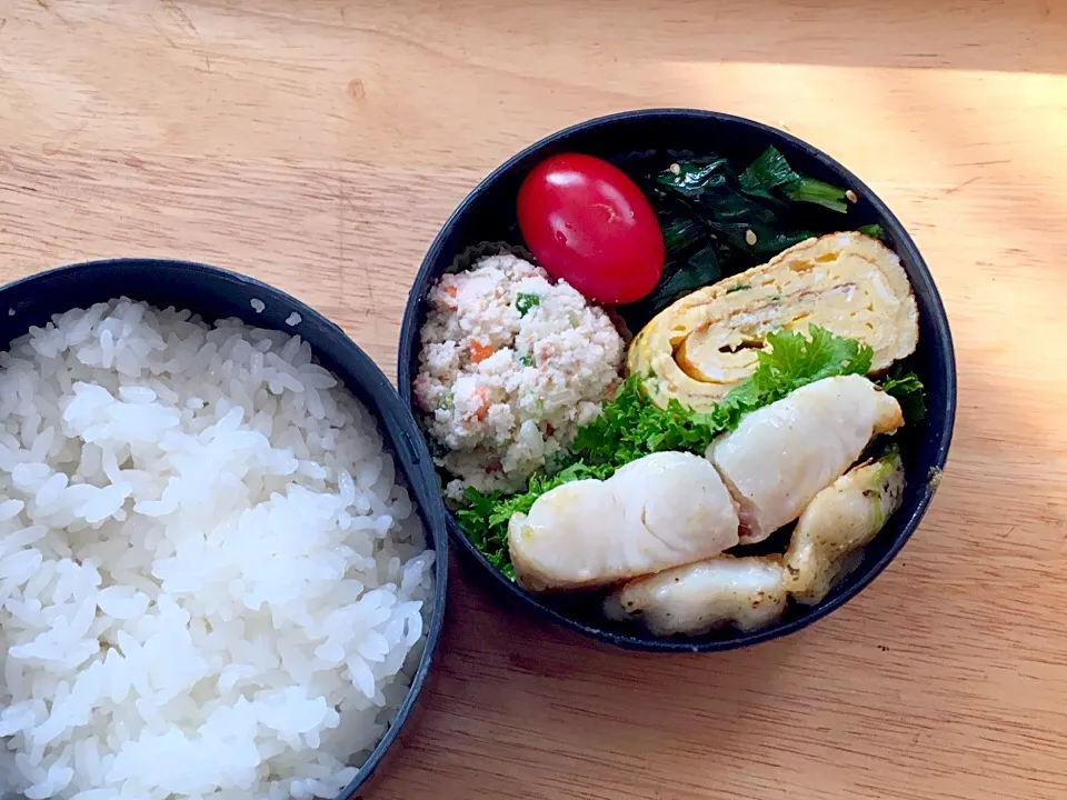 バサの香草焼き 弁当|弁当 備忘録さん