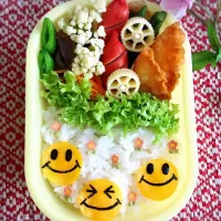 Snapdishの料理写真:もうすぐ卒園☺︎✩⋆*お弁当|Junkoさん