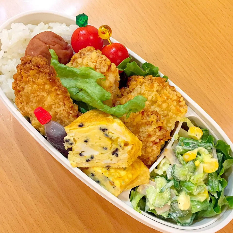 😋気まぐれ旦那さん弁当🍱今日はガッツリ系💪🏻|moyukitaさん