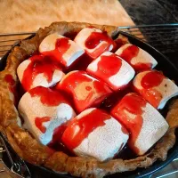 strawberry marshmallow puff baked cheese cake #puffbakedcheesecake|Siti Nor Aini Hamidonさん