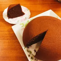 Snapdishの料理写真:炊飯器deチョコケーキ✨|mittyさん