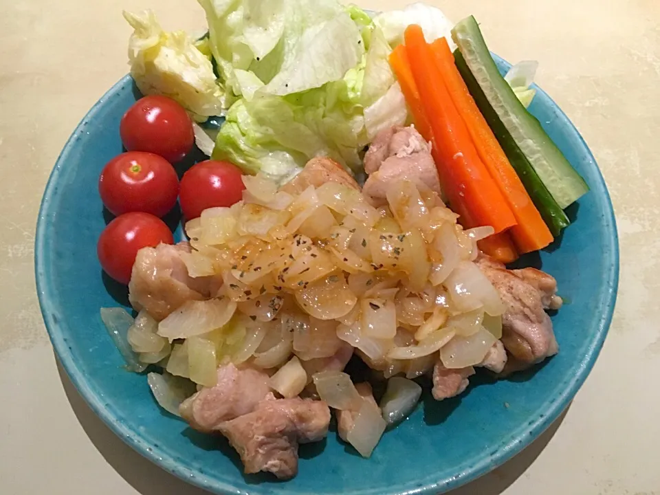 Snapdishの料理写真:ディアボラ風チキン|tomoko.さん