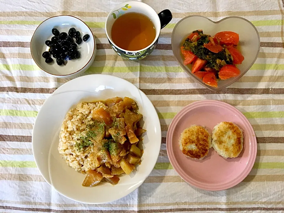 ベジ料理♡玄米で大根カレーのご飯|みよさん