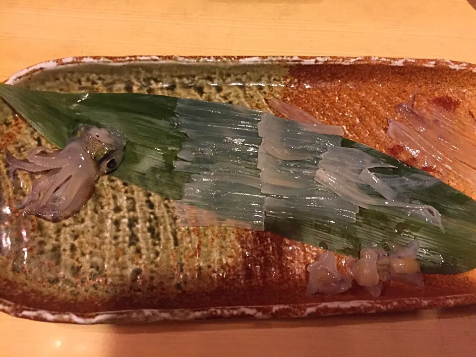 Snapdishの料理写真:活イカ刺身🦑開陽亭@すすきの|さくらさん