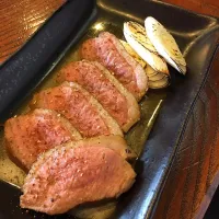 Snapdishの料理写真:鴨ロースト山椒のせ|Junko Uchiyamaさん