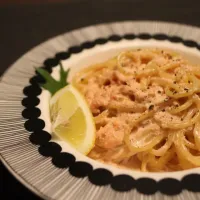 Snapdishの料理写真:#明太子クリームパスタ

我が家ではパパに、
もう外では食べられない！と言わしめるほどの#パスタ ♡

器は#シールトラプータルハ|Riccoさん