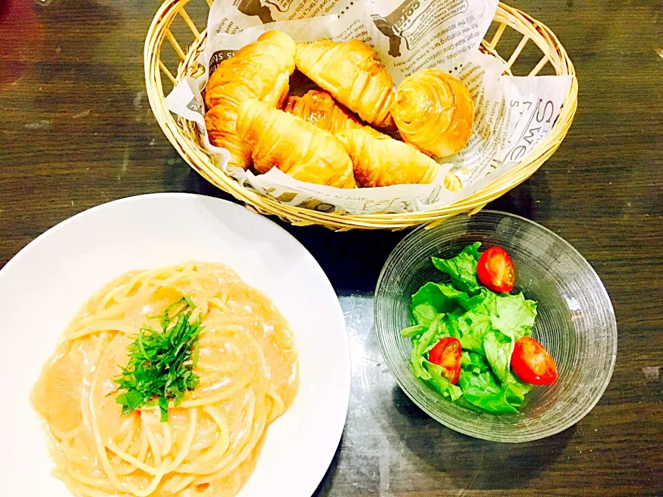 明太パスタ
今日の晩御飯〜(*´꒳`*)|るみさん