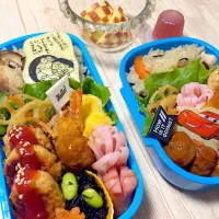 Snapdishの料理写真:最後のお弁当🍱初めてのお弁当|ななさん