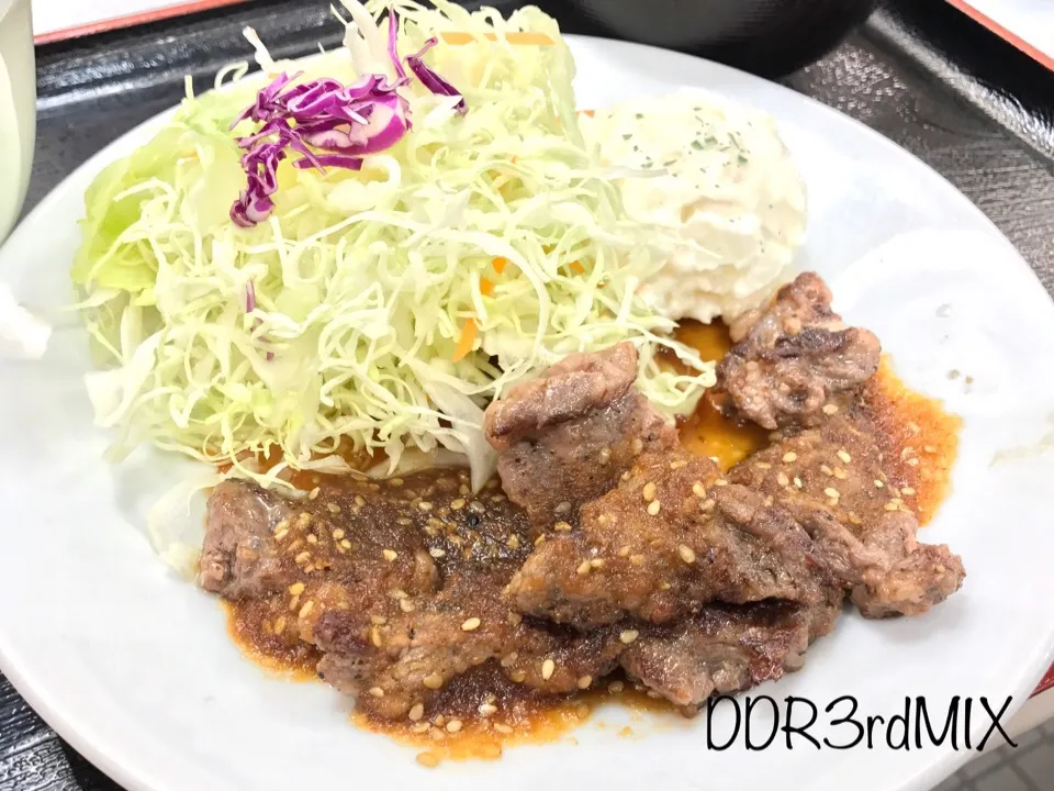 松屋 両国店 数量限定 店舗限定 中落ちカルビステーキ定食|ddr3rdmixさん