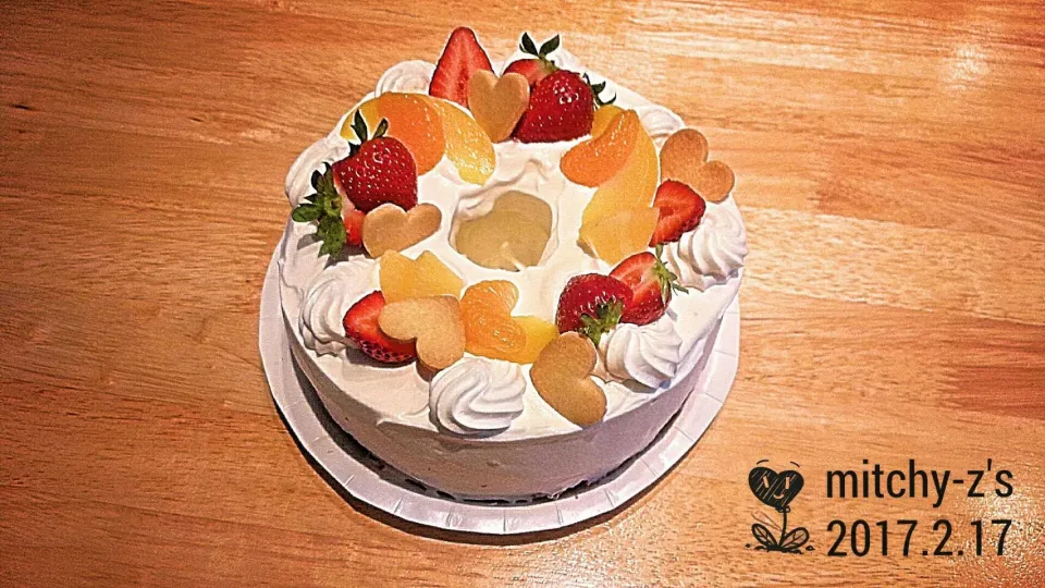 Snapdishの料理写真:お友達のお誕生日ケーキ②❤|ミッチーZさん