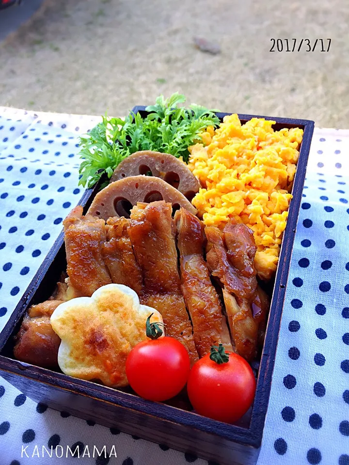 息子くん弁当♪鶏照り焼き丼〜|ゆきさん