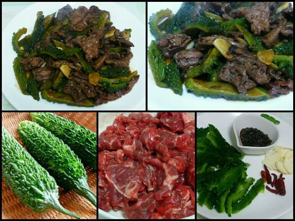 stir-fried beef with bitter gourd|steven z.y.さん