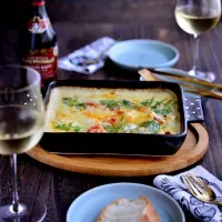 「春野菜のグラタン」 #花ヲツマミニ