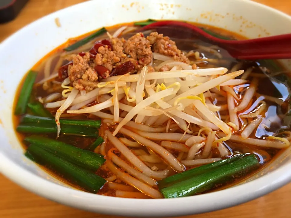 昼ごはん  激辛台湾ラーメン|ぽんたさん