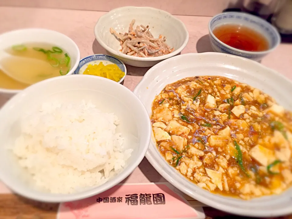 麻婆豆腐ランチ|チカさん