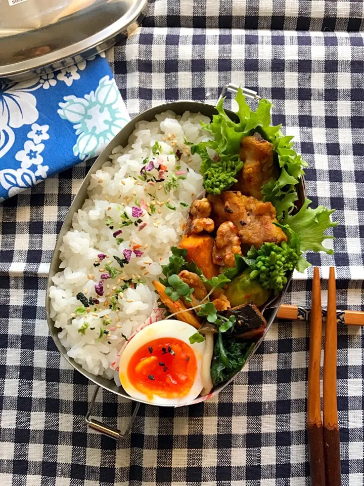 Snapdishの料理写真:ムスメの置き弁当🍱|ちえぞうさん