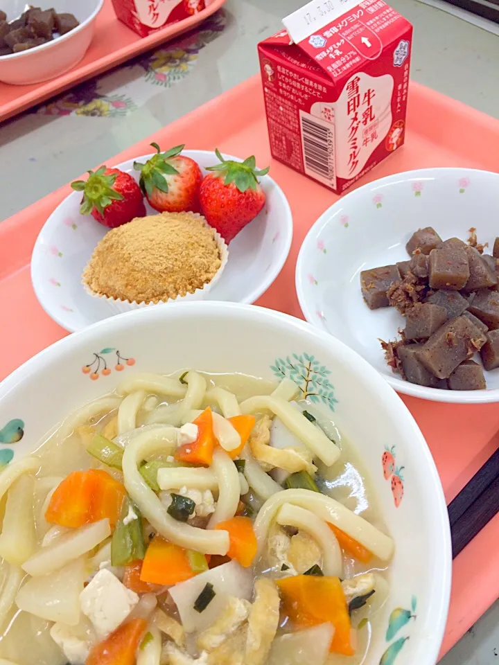 #学校給食 #ぼた餅|Namiさん