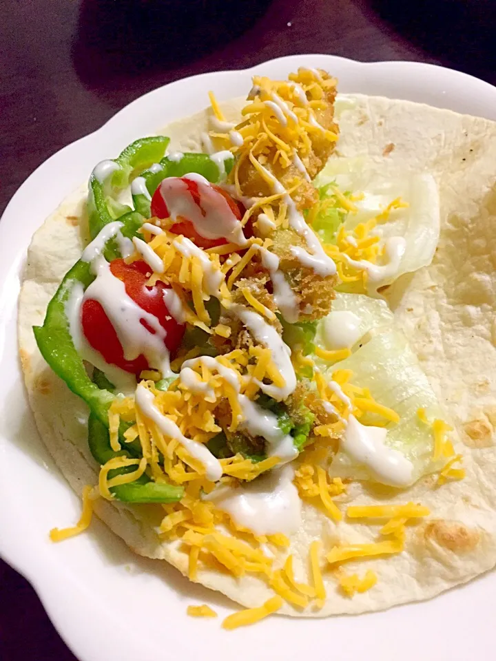 Fried avocado fajita (for St. Patrick's Day)|Misaさん