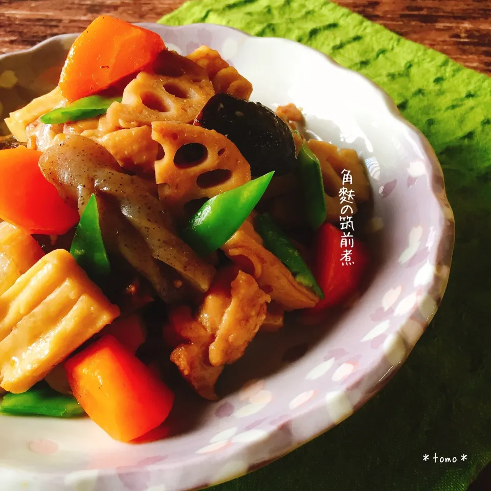 角麩の筑前煮|ともみ。さん