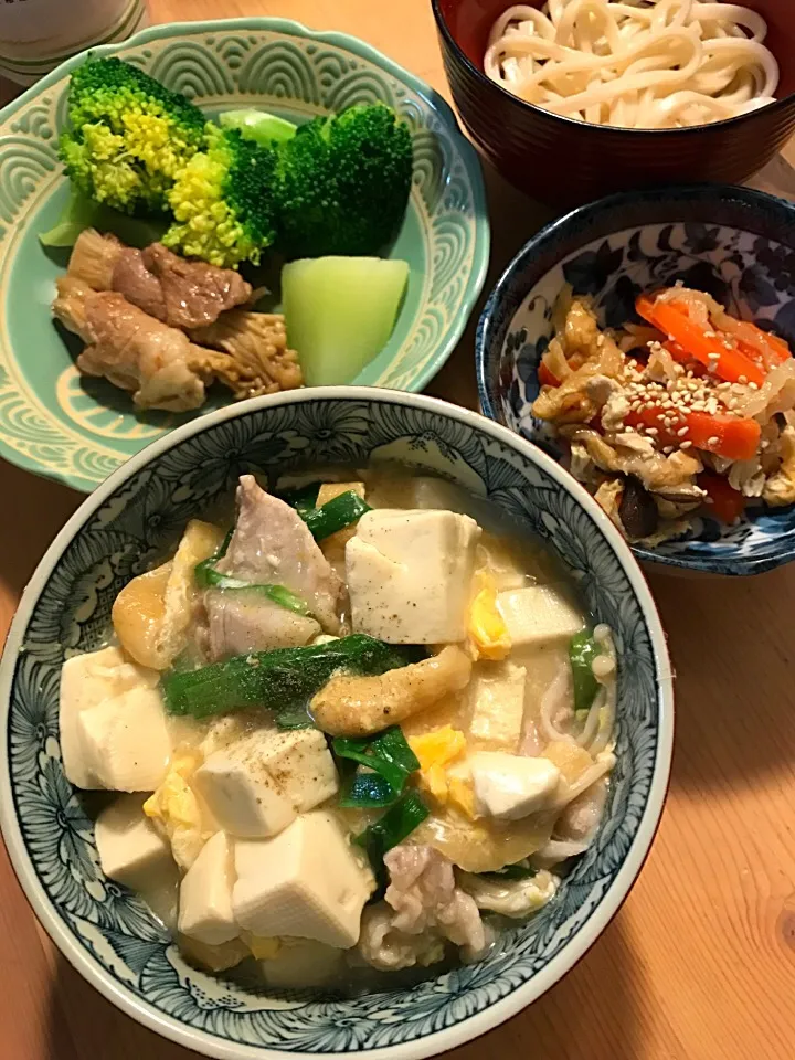 Snapdishの料理写真:ニラ卵豆腐(^｡^)|えびてんさん