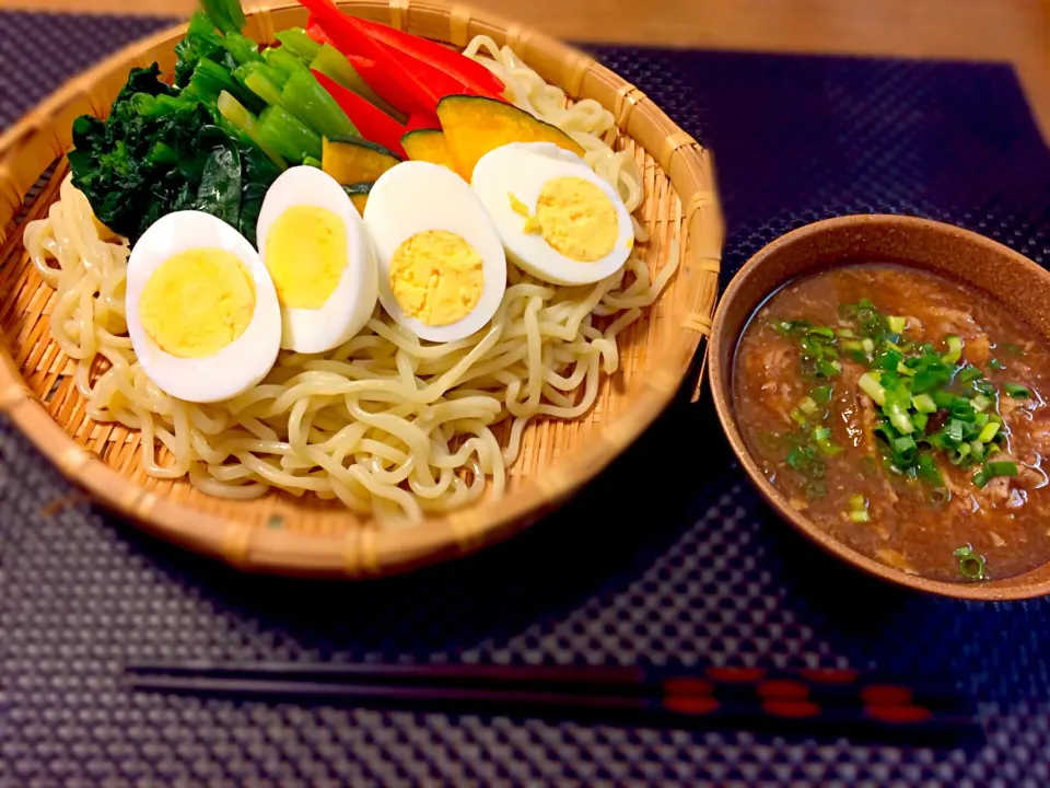 ソーキで簡単つけ麺。|ゆっちこさん