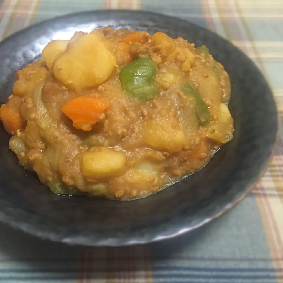 カレーひき肉じゃが|Rieさん