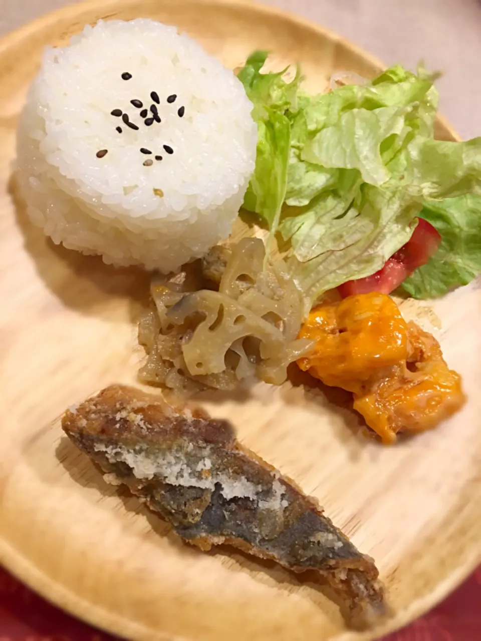 Snapdishの料理写真:#エビチリ
#アジフライ|nanaさん