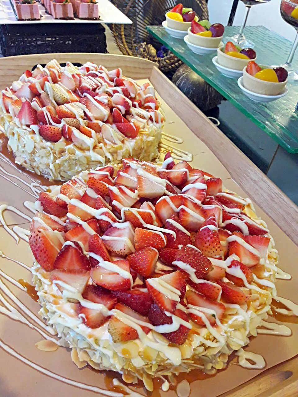 Snapdishの料理写真:Strawberry Chesse Cake|Jeab Lertさん