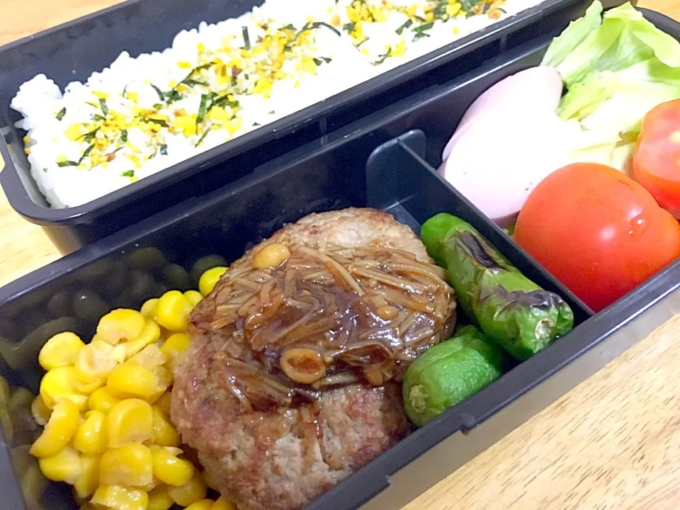 きのこバーグ弁当|kaeruyさん