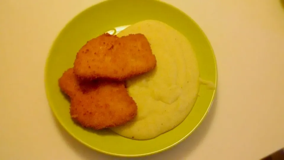 Schnitzel with mashed potatoes #Quick and easy|Gina Tさん