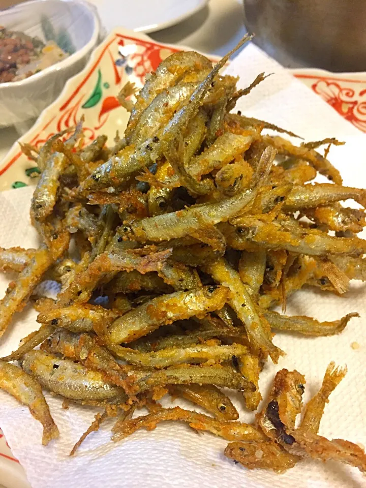 ワカサギの唐揚げ|ヨーコさん