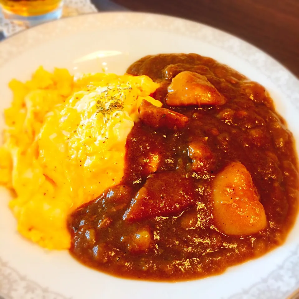 オムライスカレー🍛🐣|🍎ゆかりんご🍎さん