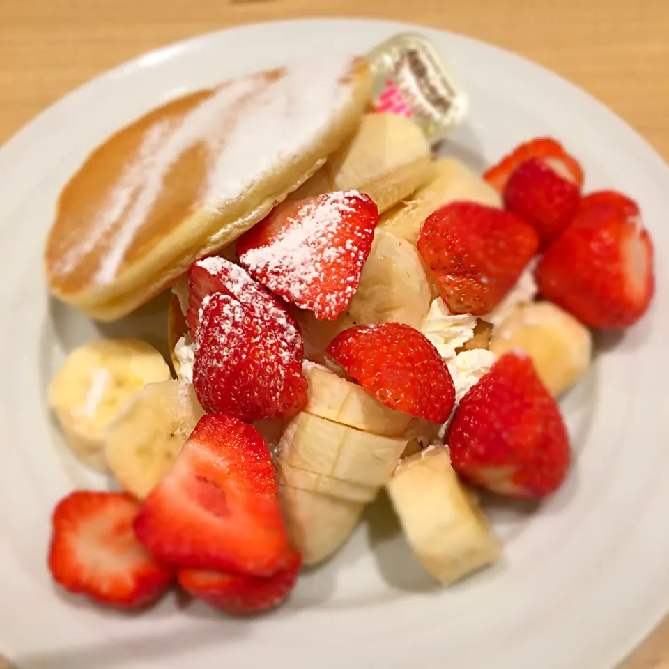 モーニングセットのパンケーキ🥞|米さん