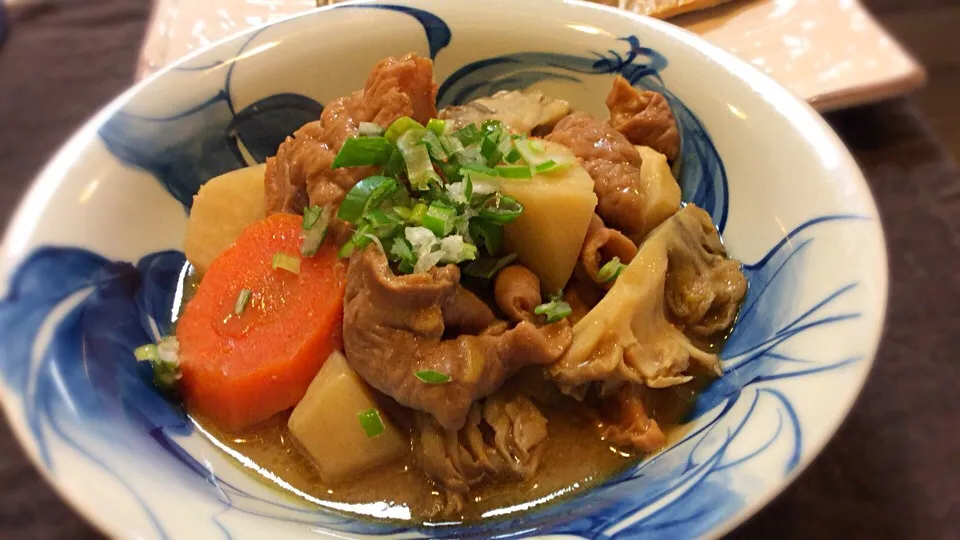 今宵は、もつ煮さん🍶😋|アライさんさん