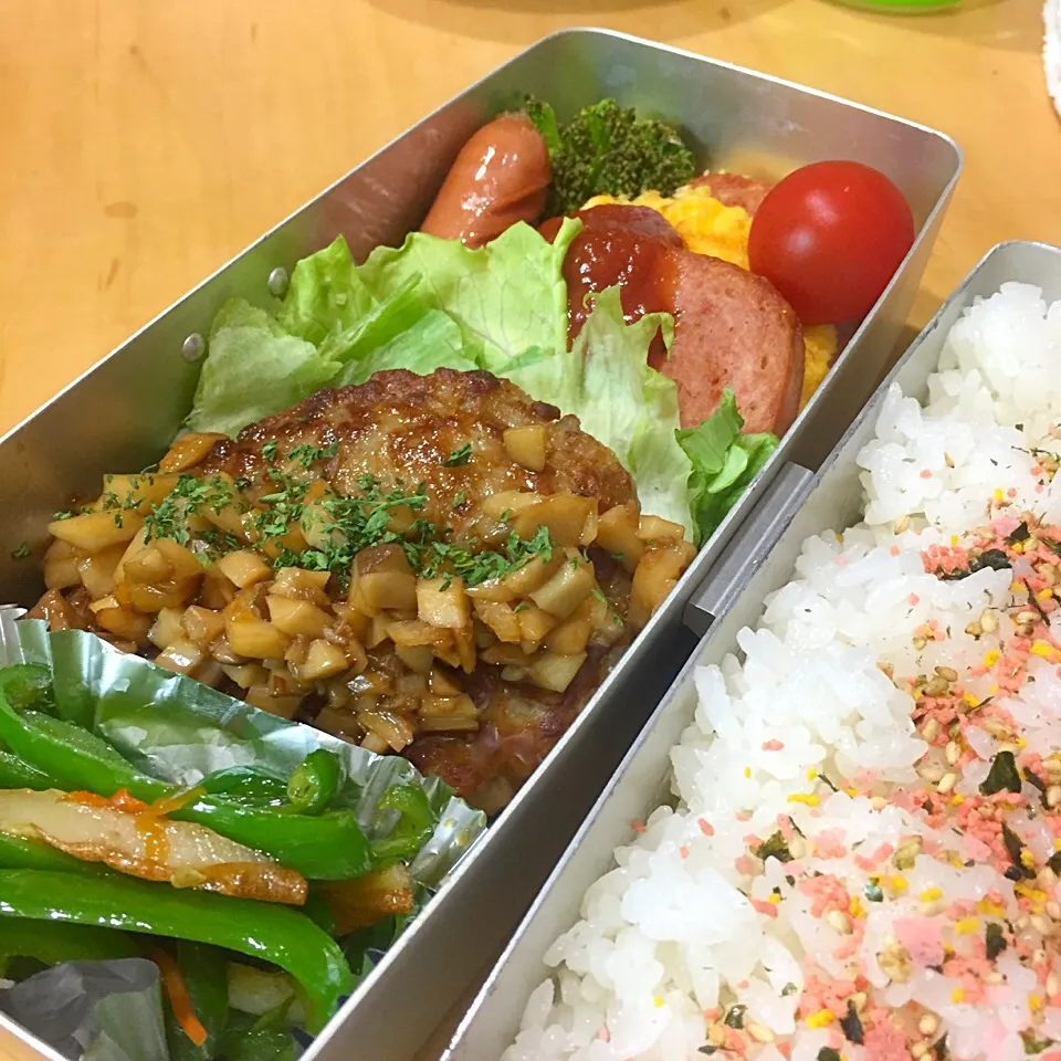 Snapdishの料理写真:今日の親父弁当！|沖縄「ピロピロ」ライフさん