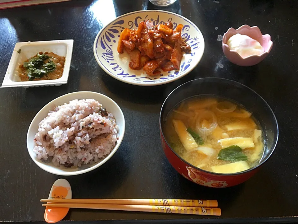 豚トロキムチ定食☆|つばりん亭さん