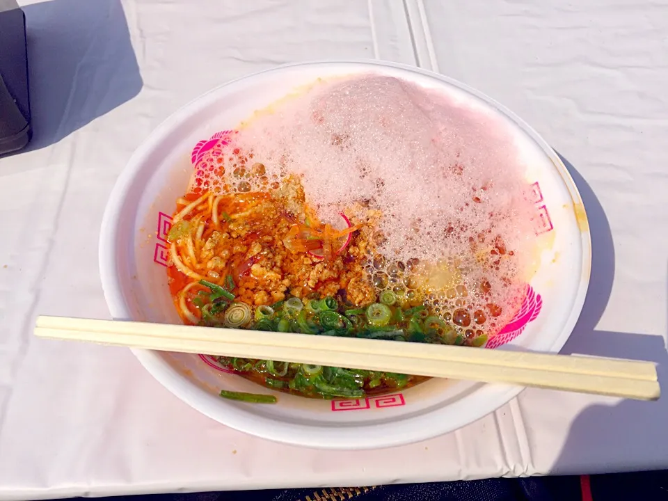 桜えびムース薫る極み渚の担々麺 (ラーメン女子博2017)|まいさん