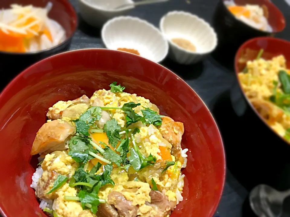 彼の親子丼|さとさやさん