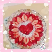 Snapdishの料理写真:🍓いちごタルト🍓|うさぎさん