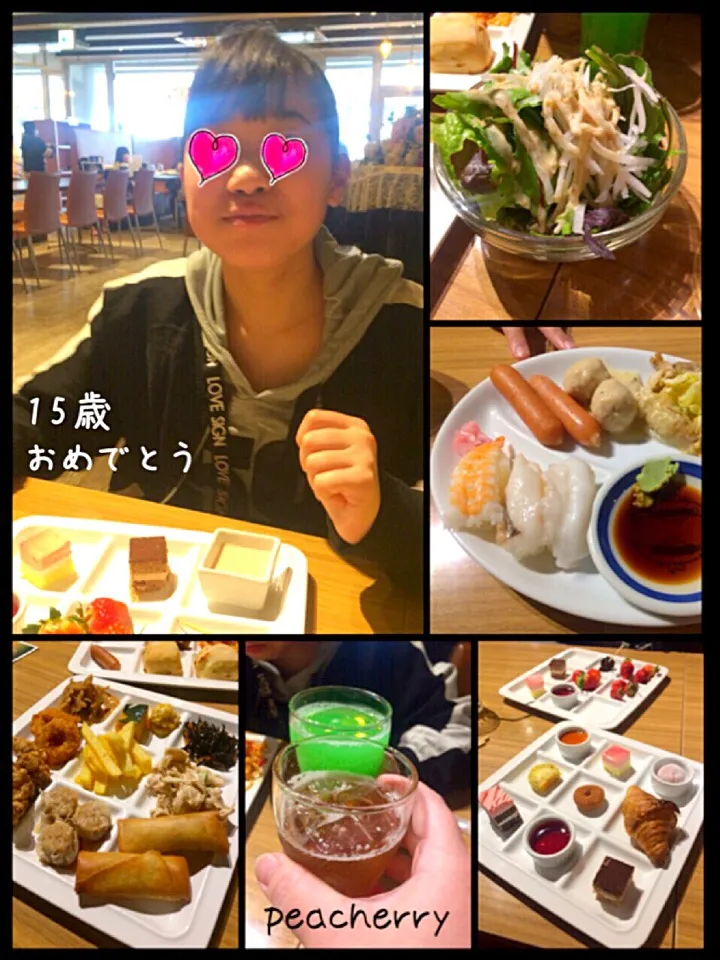 Snapdishの料理写真:.*･ﾟ☆Happy(♡˙︶˙♡)Birthday☆ﾟ･*.次女♡
２人でデート&ランチ❤️|☆ぴ〜ちゃん☆さん