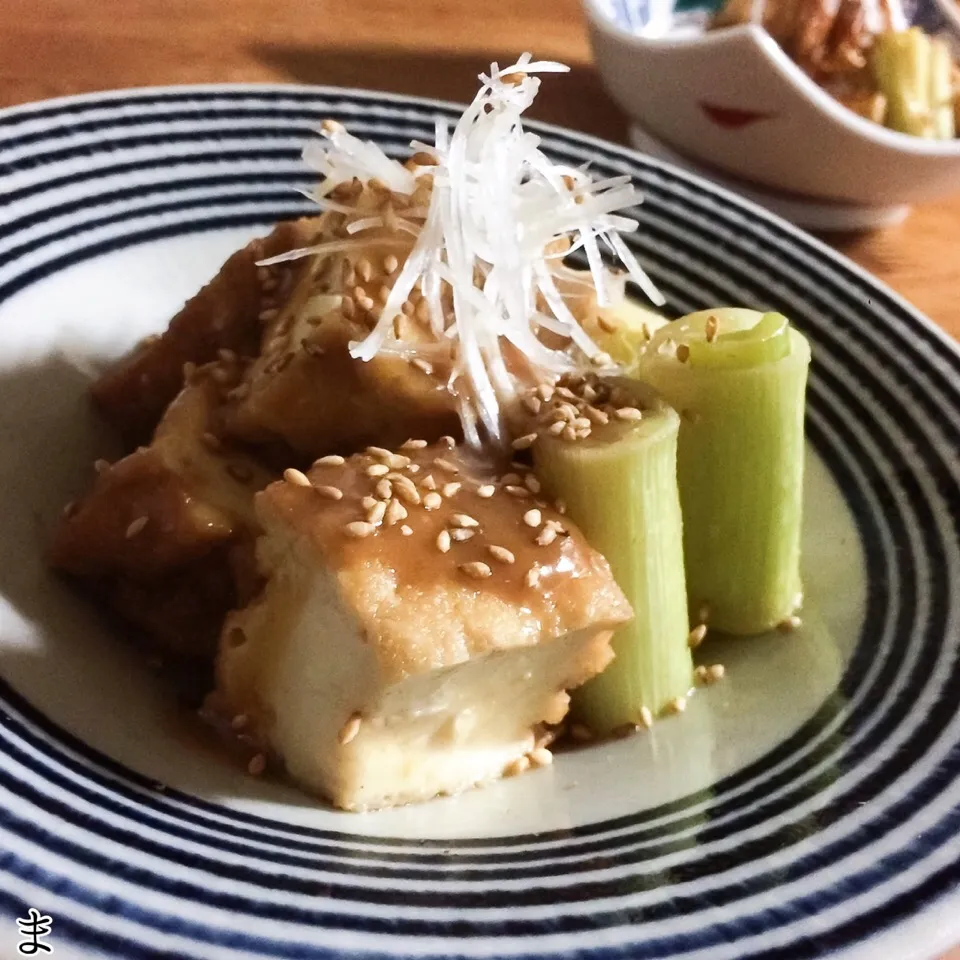 厚揚げの味噌煮|まる(丸大豆)さん