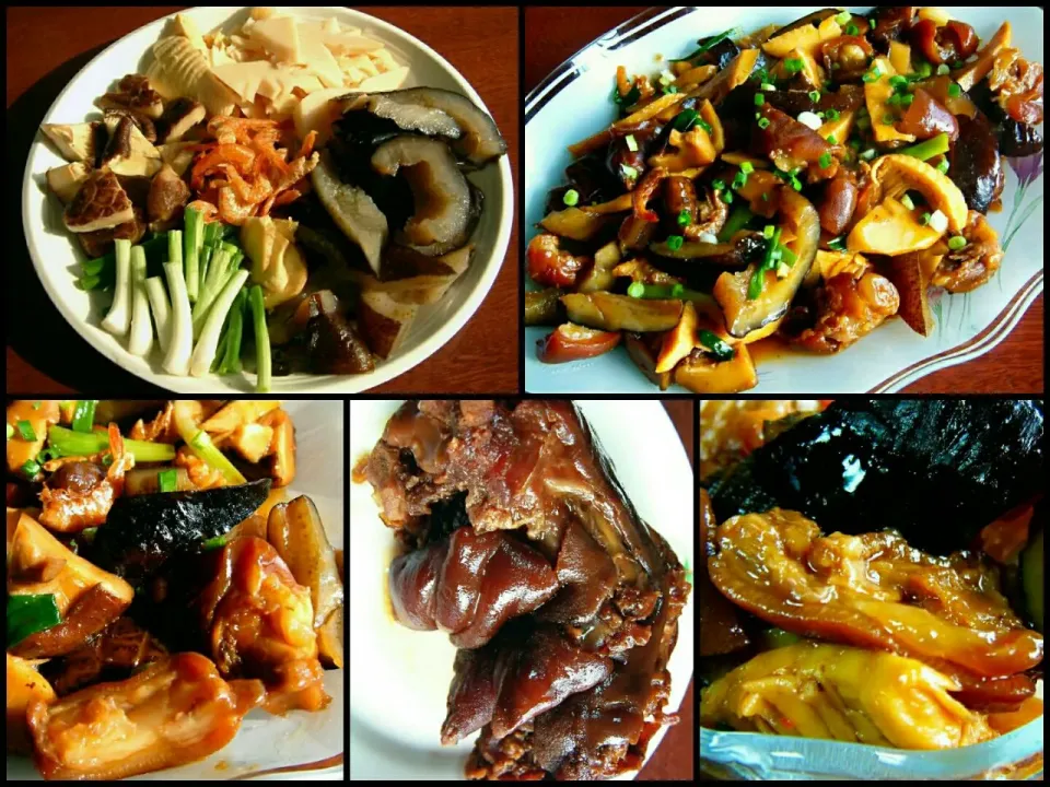 braised trotters and sea cucumber|steven z.y.さん